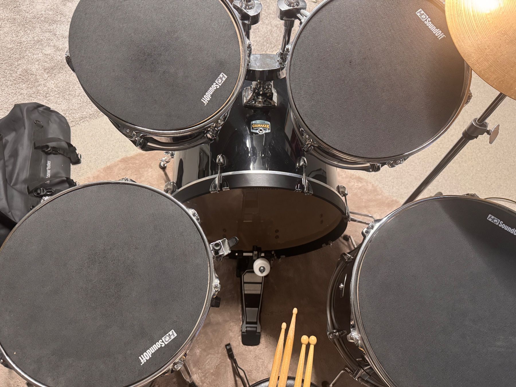 Musikinstrumente: Yamaha Gigmaker Schlagzeug – Gebraucht aus Beromünster von michbox 3
