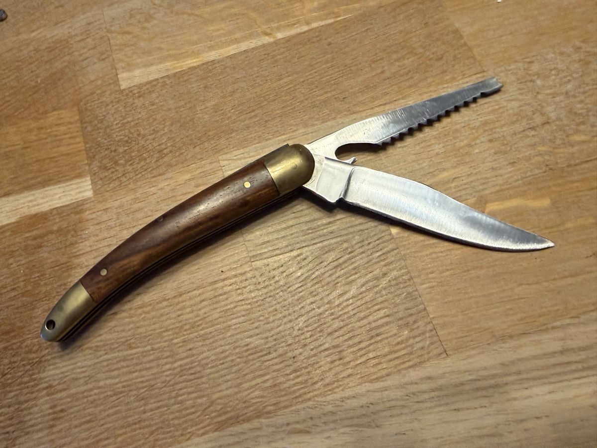 Coltelli tascabile: Altes grosses Taschenmesser Fischmesser – Usato da Goldach venduto da Messerguru 6