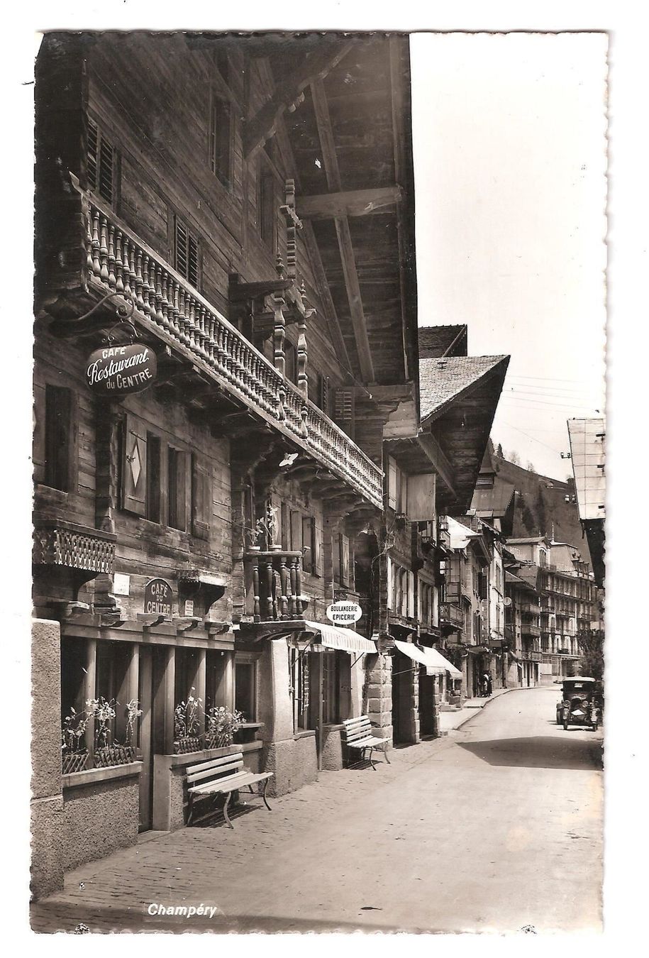 Ansichtskarten: alte AK Hauptgasse Champéry/Oldtimer Nr 1942 – Neu (gemäss Beschreibung) aus Zürich von Hagliweg