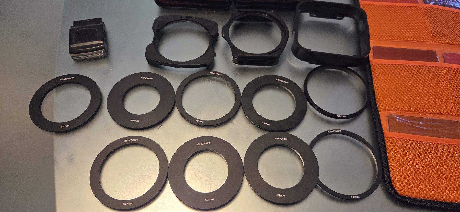 Filtri: K&F Concept Filter Halterung Set mit Adaptern 49-82mm – Usato da Huttwil venduto da ser_gn9l 3