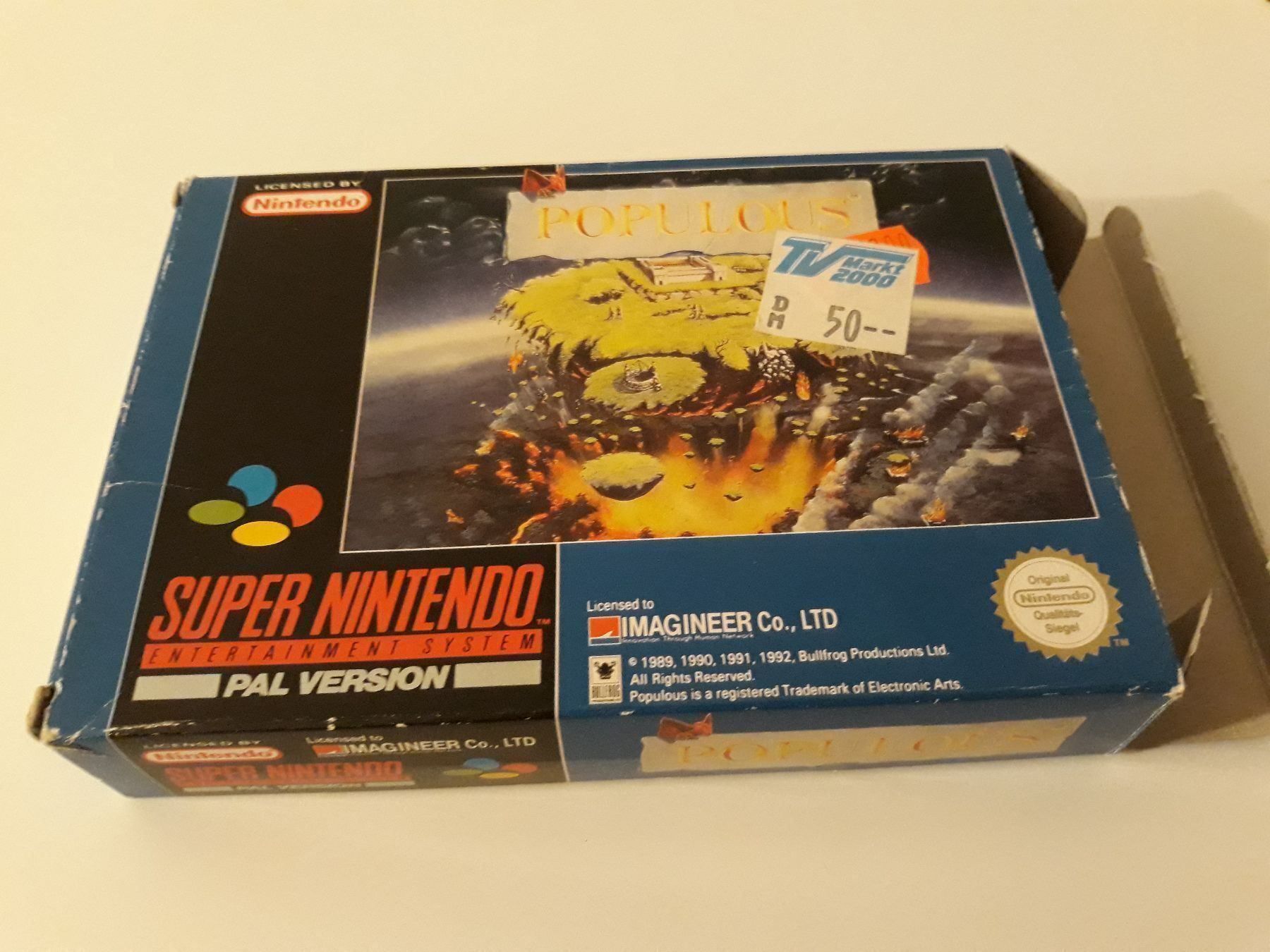 Giochi: Populous Super Nintendo SNES OVP – Usato da Aarau venduto da Kaesekuchen2000 3