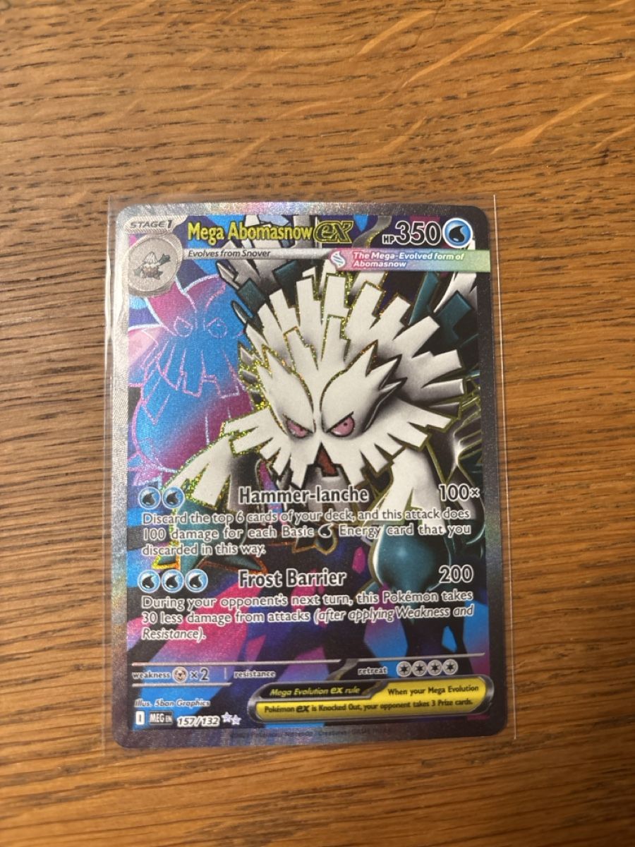 Pokémon Carte collezionabili: Mega Abomasnow ex 157/132 – Usato da Niederglatt ZH venduto da Nico325