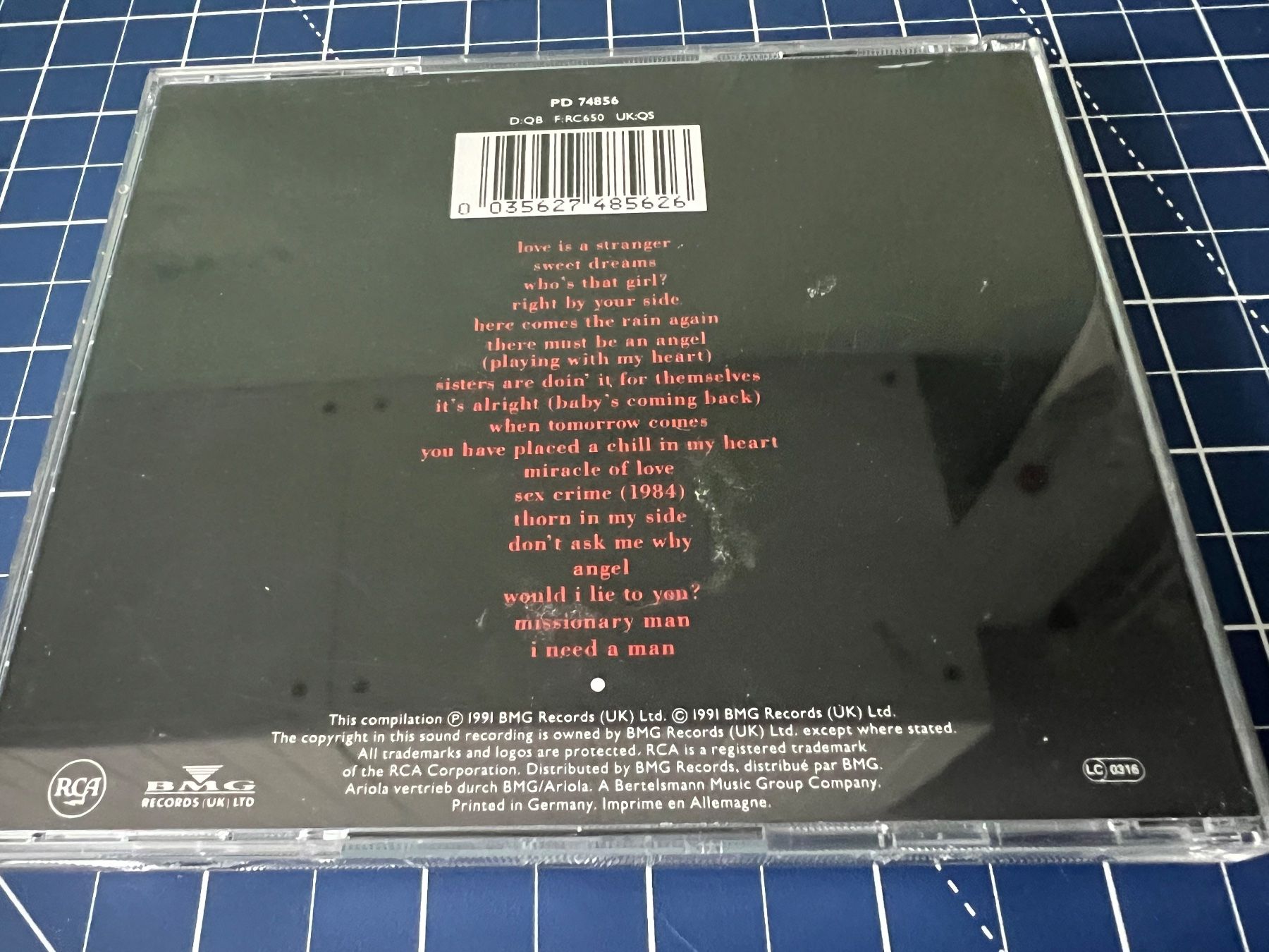 CD: Eurythmics – Greatest Hits – Usato da st.gallen venduto da sophiephie 2