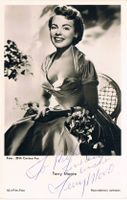 Terry Moore 1929- Autogramm signiert Vintage Foto 10x15cm