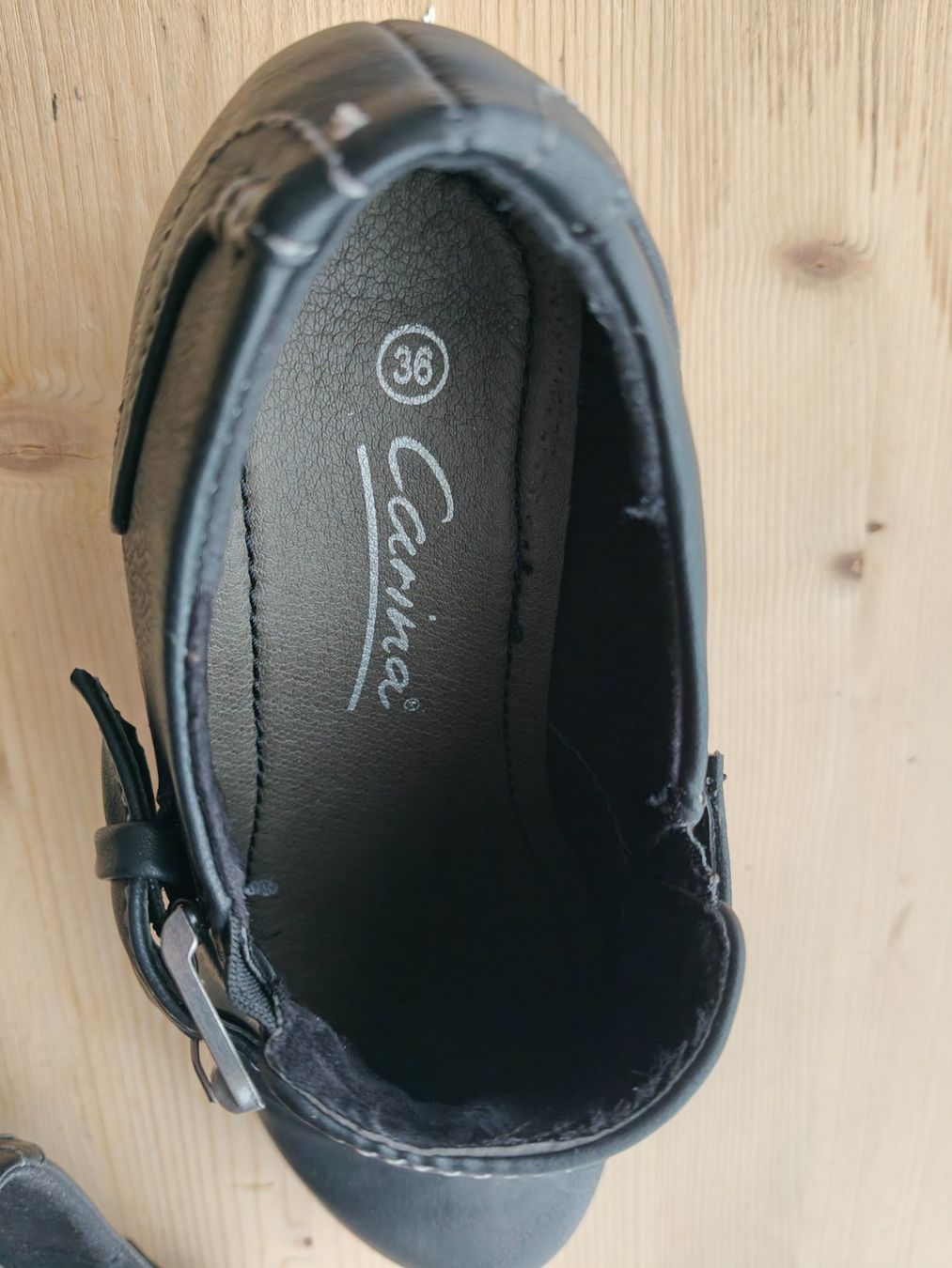 Scarpe da donna: Stiefeletten mit Schnalle / 36 - eher eng mit Absatz 4cm – Usato da Muttenz venduto da IkaSul 3