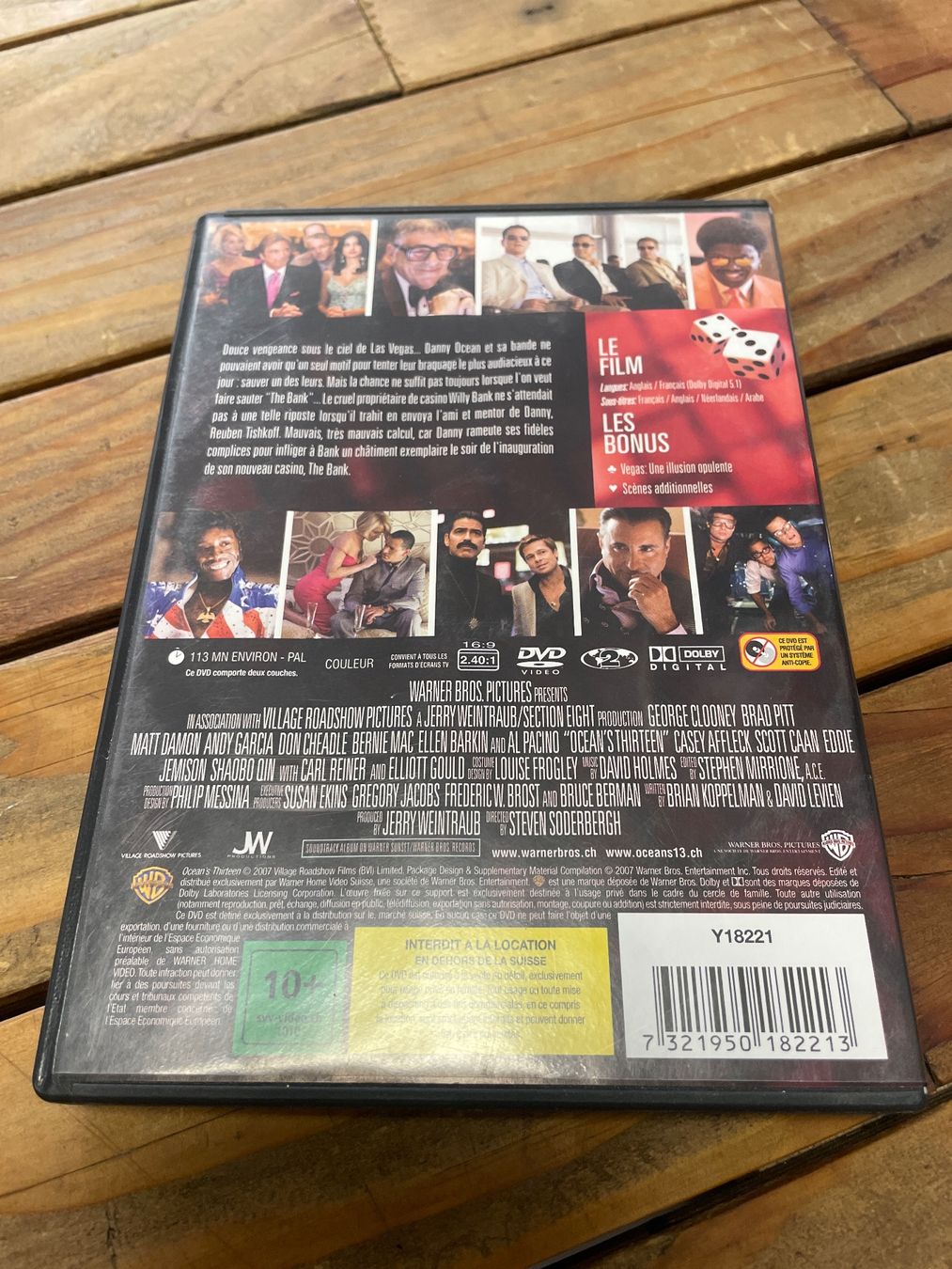 Tutti i DVDs: DVD ocean’s 13 – Usato da moudon venduto da faucheur2 1