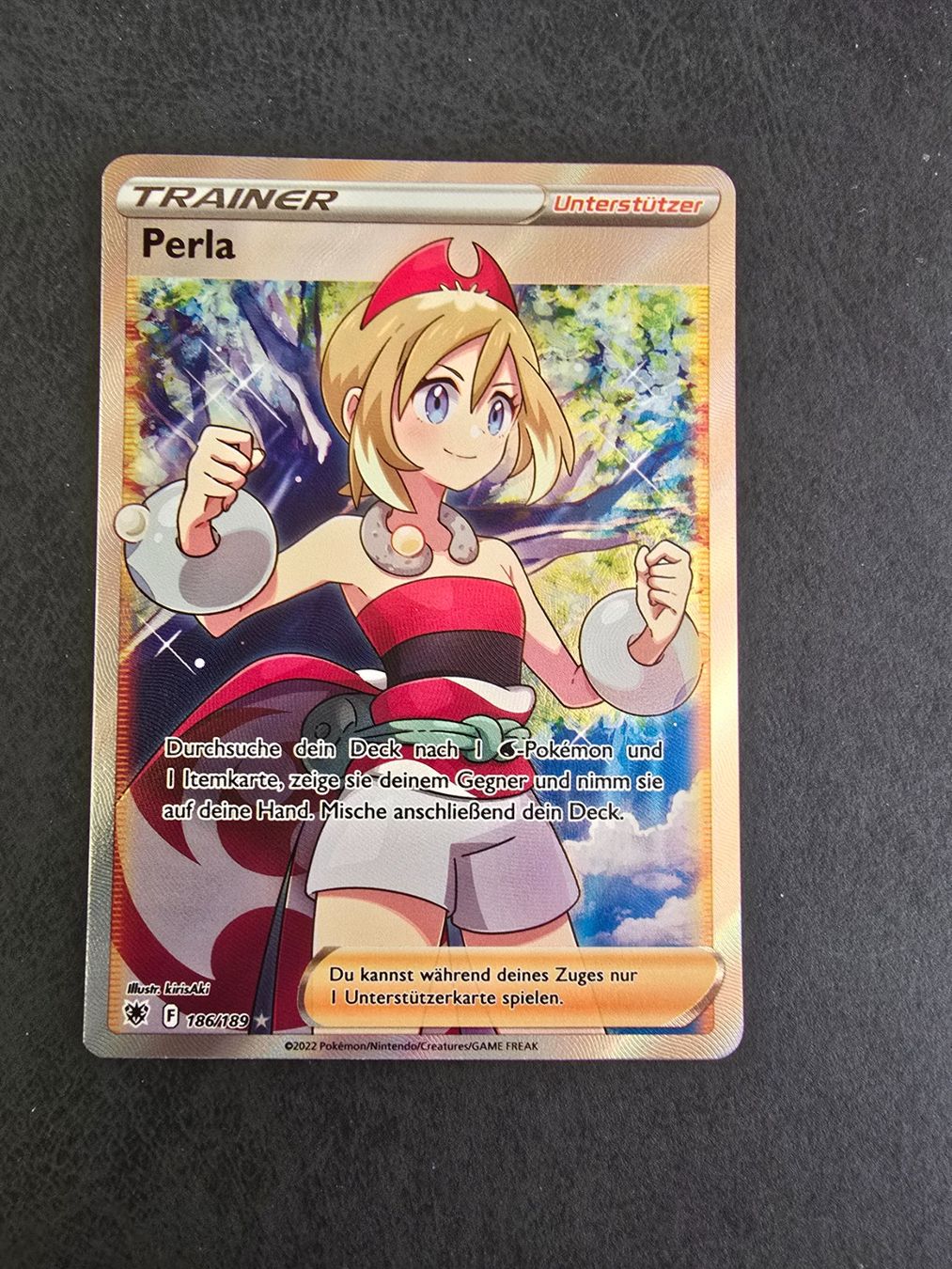 Pokémon Carte collezionabili: Pokemon Trainer Perla DE 186/189 – Usato da triesenberg venduto da wisi369