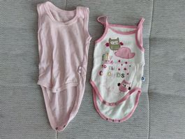 2er Set Baby Sommer Body Gr. 62 Mädchen Luggi Cotton