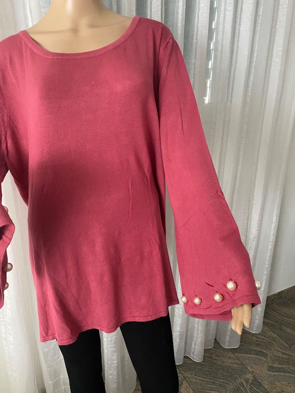 Maglioni & Felpe: MUST HAVE - stylischer Pullover mit Perlen, Beere, 48/50 – Nuovo e nell'imballaggio originale da Winkel venduto da ferrari2022 2