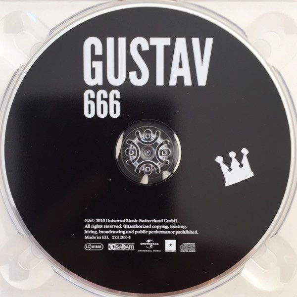 CD: Gustav - "666" (2010) – Usato da Oberbuchsiten venduto da Alinghi69 2