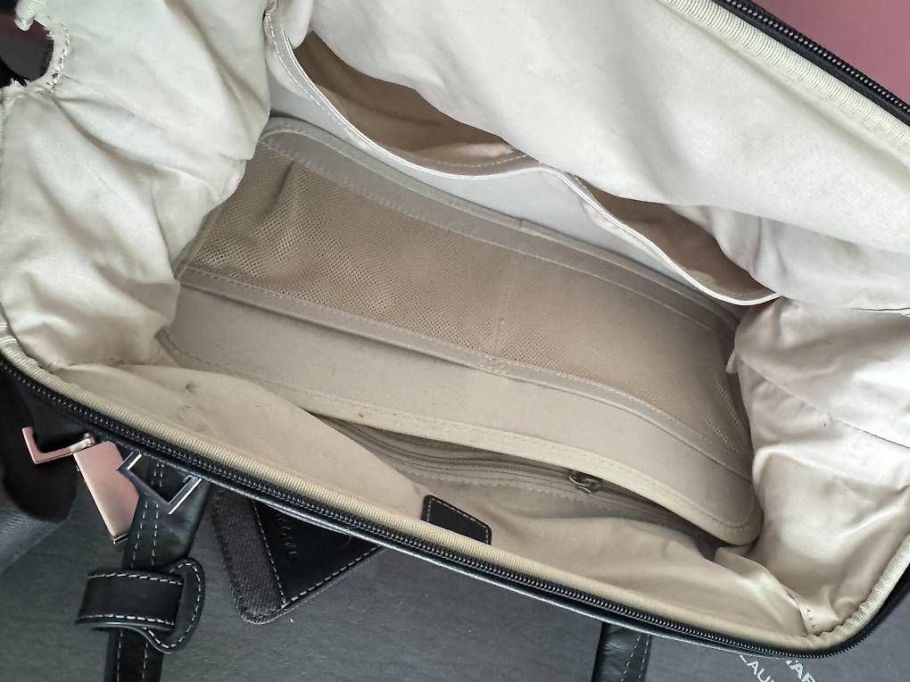 Samsonite Borse: Samsonite Bowlingbag Handtasche Stoff anthrazit-grau – Usato da Muttenz venduto da einfach-schoen 1