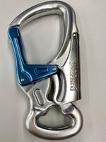 IKAR Einhand-Alukarabiner IKV 11 Chrom-Blau NEU