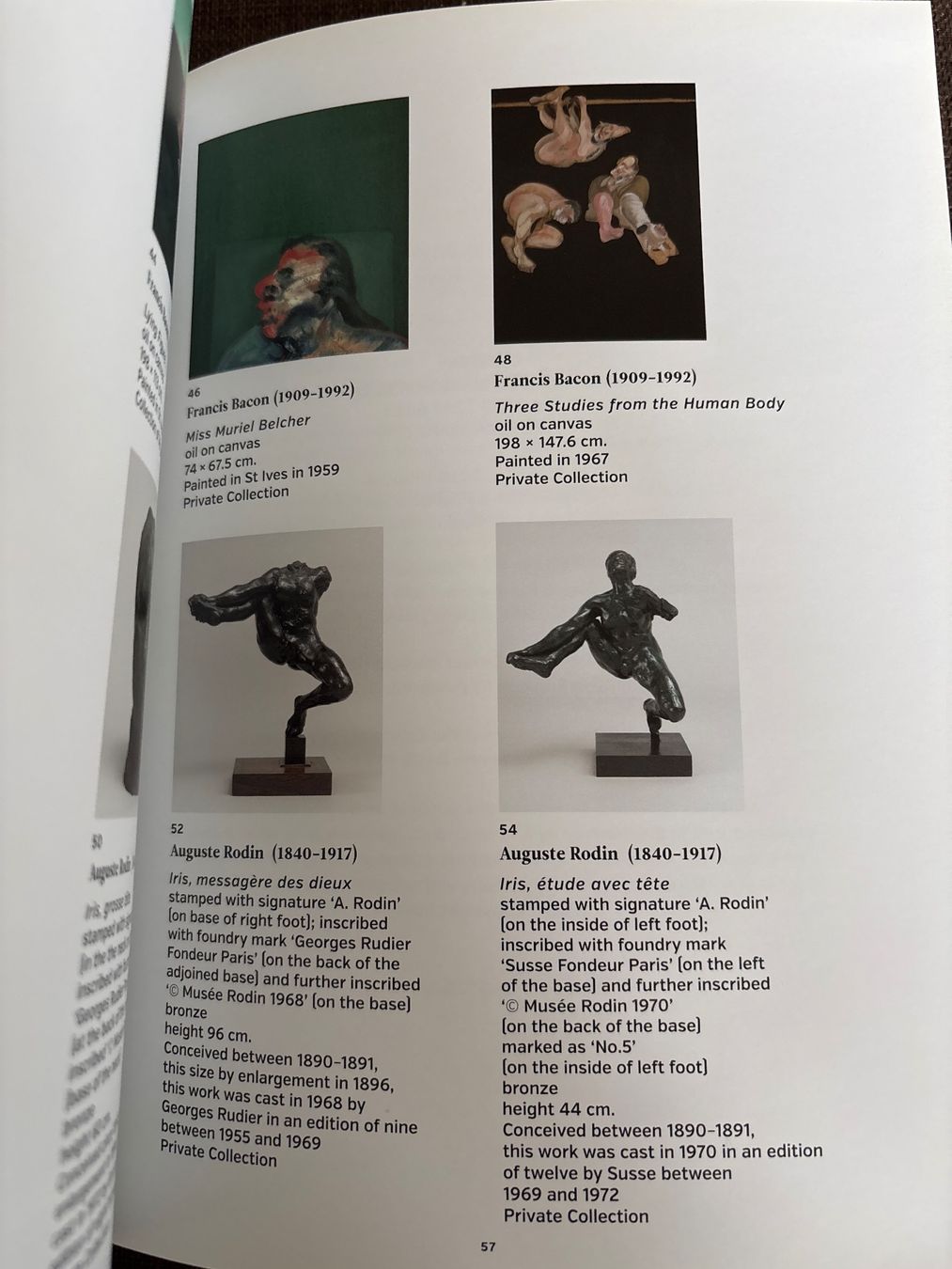 Libri: Bacon und Rodin im Dialog Buch – Usato da Genève venduto da Livsonman 4