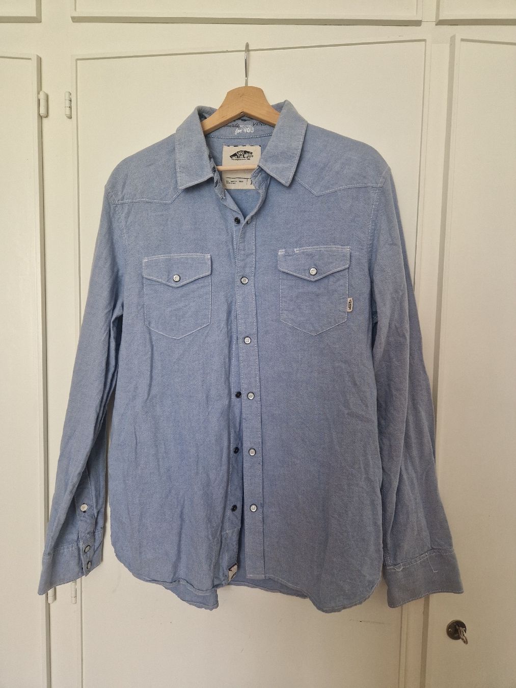 Vans Camicie: Vans Hemd, blau, Gr. L – Usato da Basel venduto da AvideZa