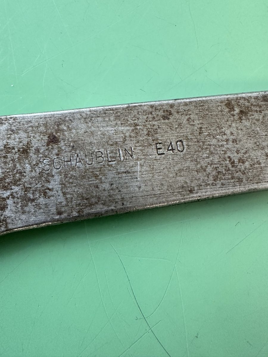 Schaublin Tutti gli attrezzi: Schaublin Spannschlüssel E40. – Usato da Aarberg venduto da SNMachines 1