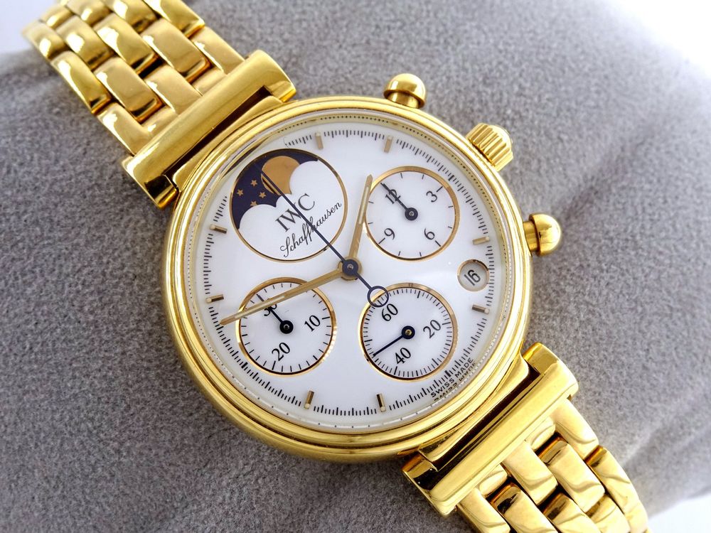 Iwc Schaffhausen Iwc Mondphasenuhr IWC DA VINCI 18K CHRONO - Main Image