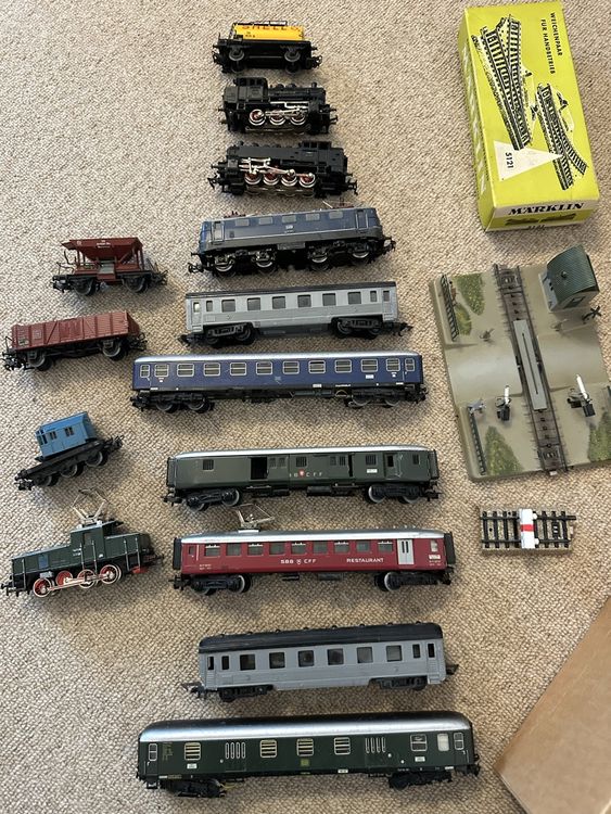 Märklin Trains électriques: Collection Marklin HO: Locomotives, wagons et accessoires – D'occasion à Genève par Bacha1 8
