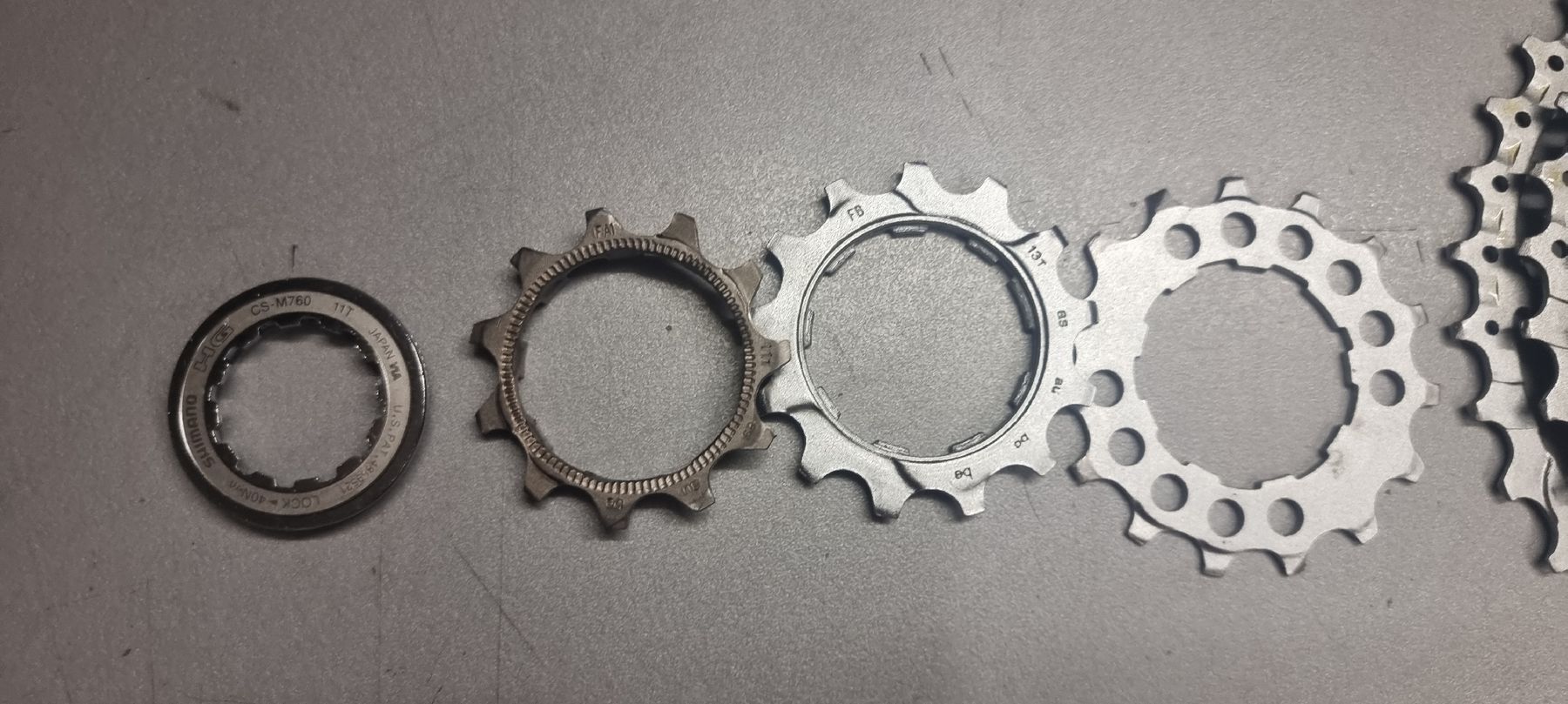 Shimano Pezzi di ricambio: Shimano XT M760 Kassette - Versand möglich – Usato da Seon venduto da Stibinio 2