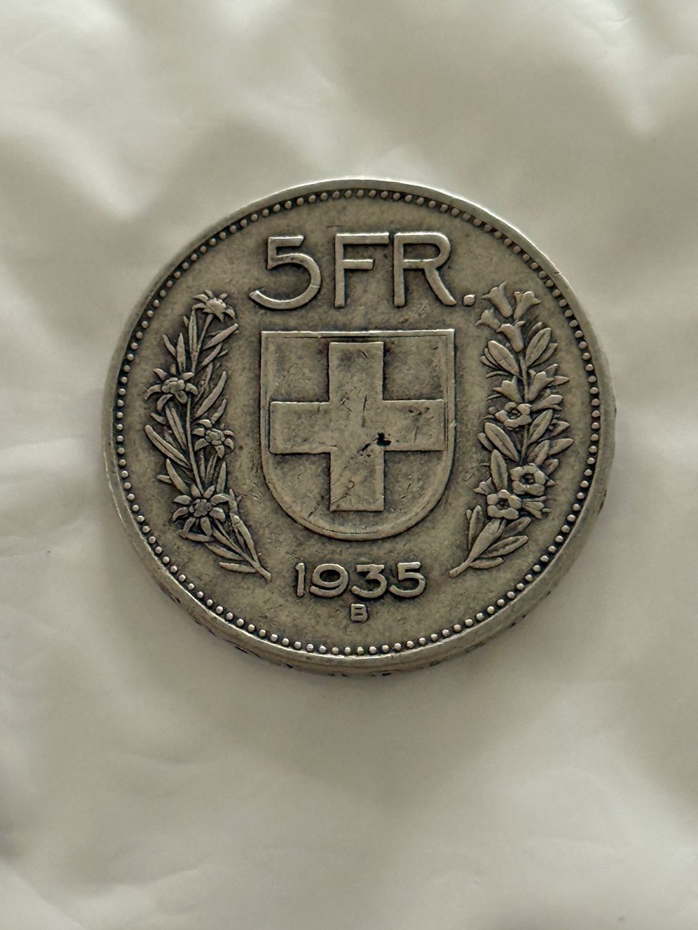 Tutti le monete: 5 Franken 1935  Silber – Usato da Wallisellen venduto da SWISS_SILVER1 1