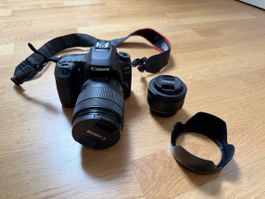 Canon EOS 80D inkl. 2 Objektiven & Zubehör
