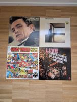 4 LPs: Dire Straits, Johnny Cash, CCR, Janis Joplin