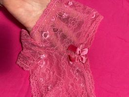 Mutande di pizzo fucsia-S/M