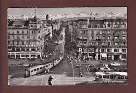 ZÜRICH - Bahnhofstrasse - Tram - 1956
