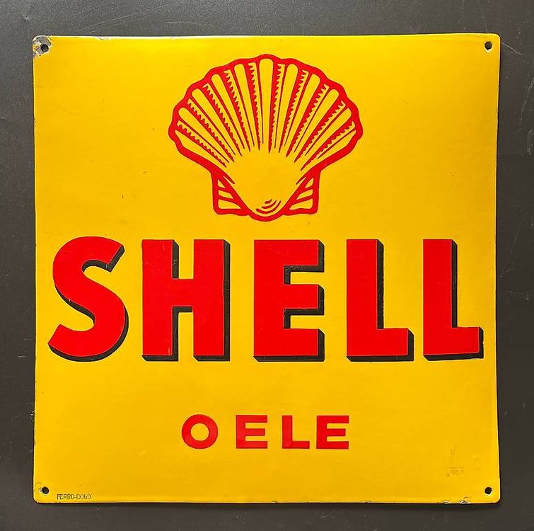 Altes Shell Emaille buy Schild