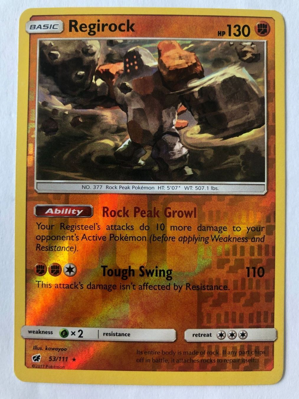 Pokémon Sammelbilder & Trading cards: Regirock - Reverse Holo – Neu (gemäss Beschreibung) aus Nussbaumen AG von Pika-Shop