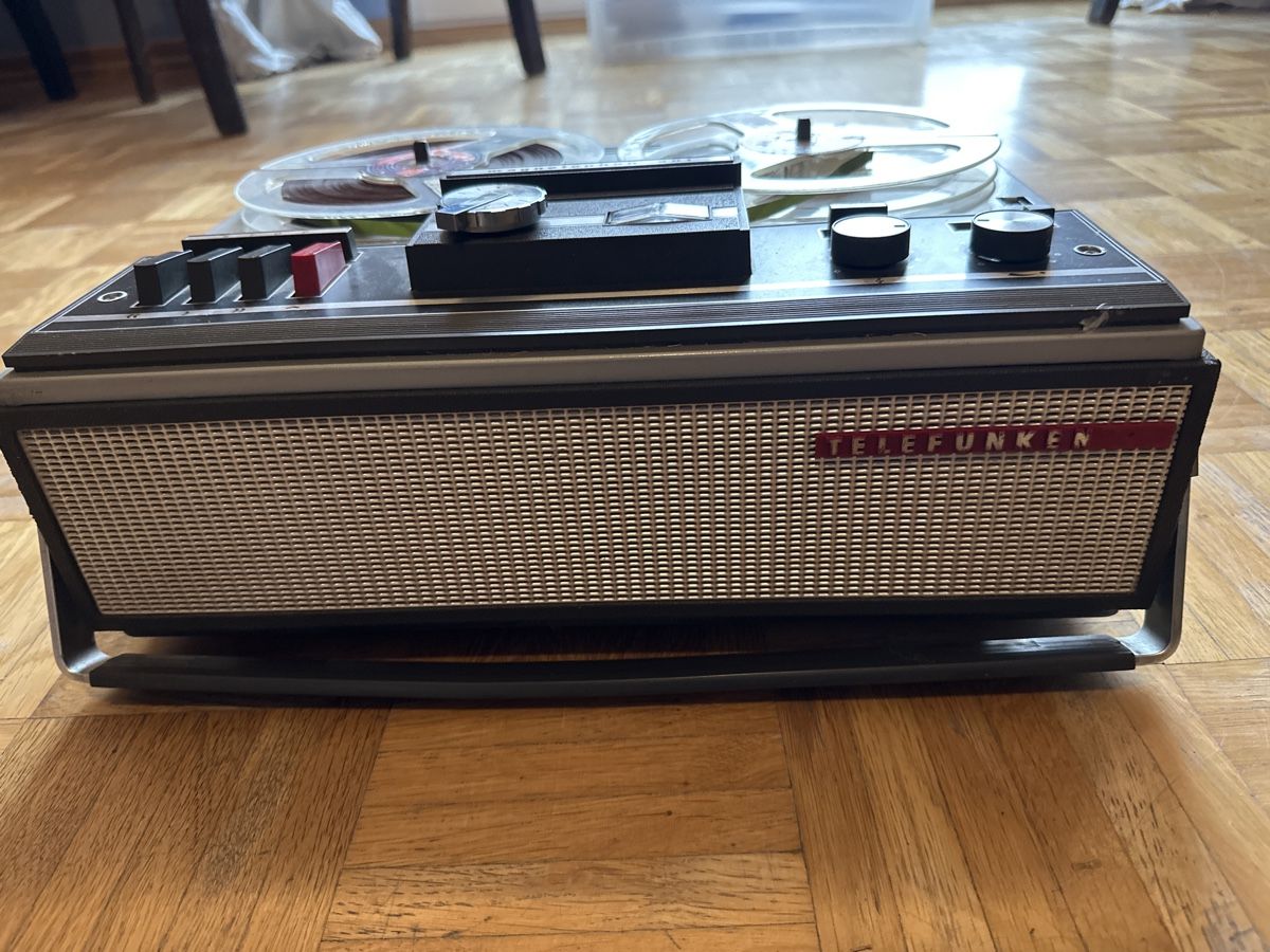 Telefunken Apparecchi a nastro: Telefunken, Tonbandgerät Mod. 201 TS – Usato da Zürich venduto da Thomaslue 1