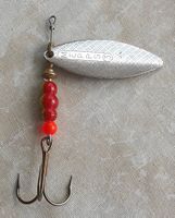Spinner Mepps Aglia Long, Silber, Gr. 3