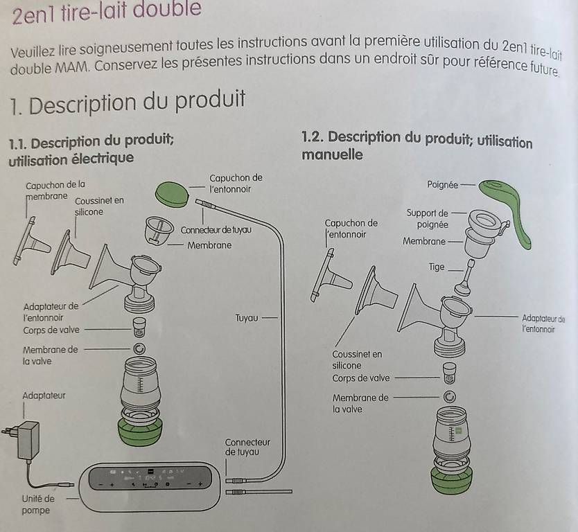 Stillzubehör: Tire-lait MAM double, utilisation électrique et manuelle – Gebraucht aus Cottens VD von galamba 3