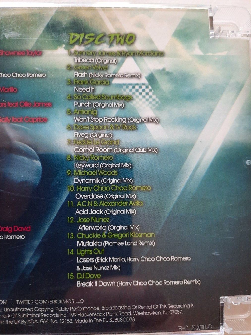 CDs: CD Subliminal Invasion - Erick Morillo – Gebraucht aus Pully von bro_n52j 3