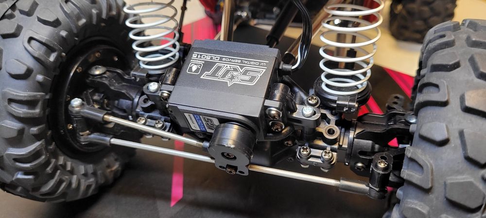 Yeah Racing Kit Bracci Lunghi Anteriori In Alluminio BLU Per Tamiya WR02-WR02G E GF01 - [TAWR-001BU - Foto 5