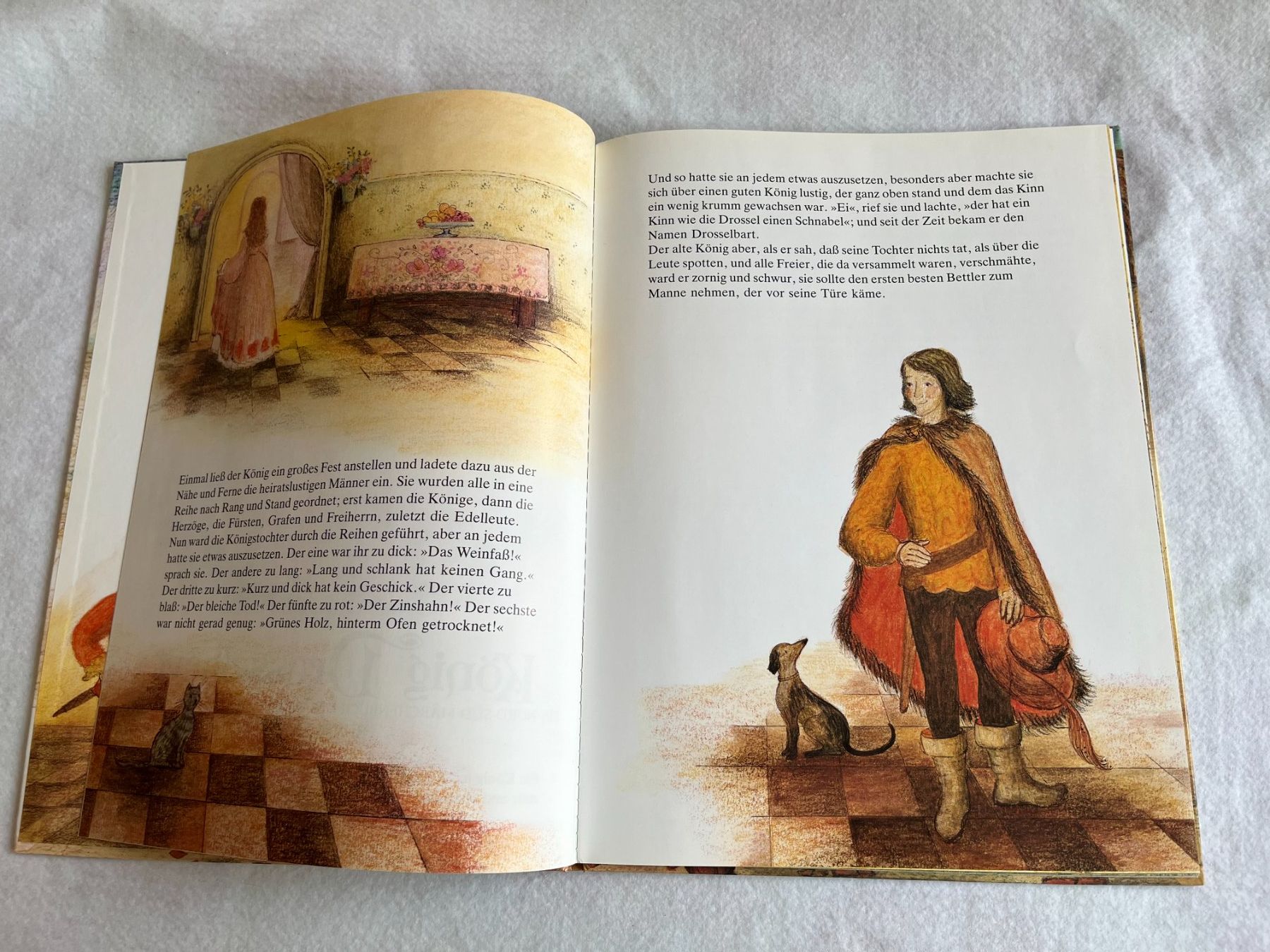 Libri: Märchenbuch "König Drosselbart" Grimm Bernadette NordSüd – Usato da Altendorf venduto da herkules74 2