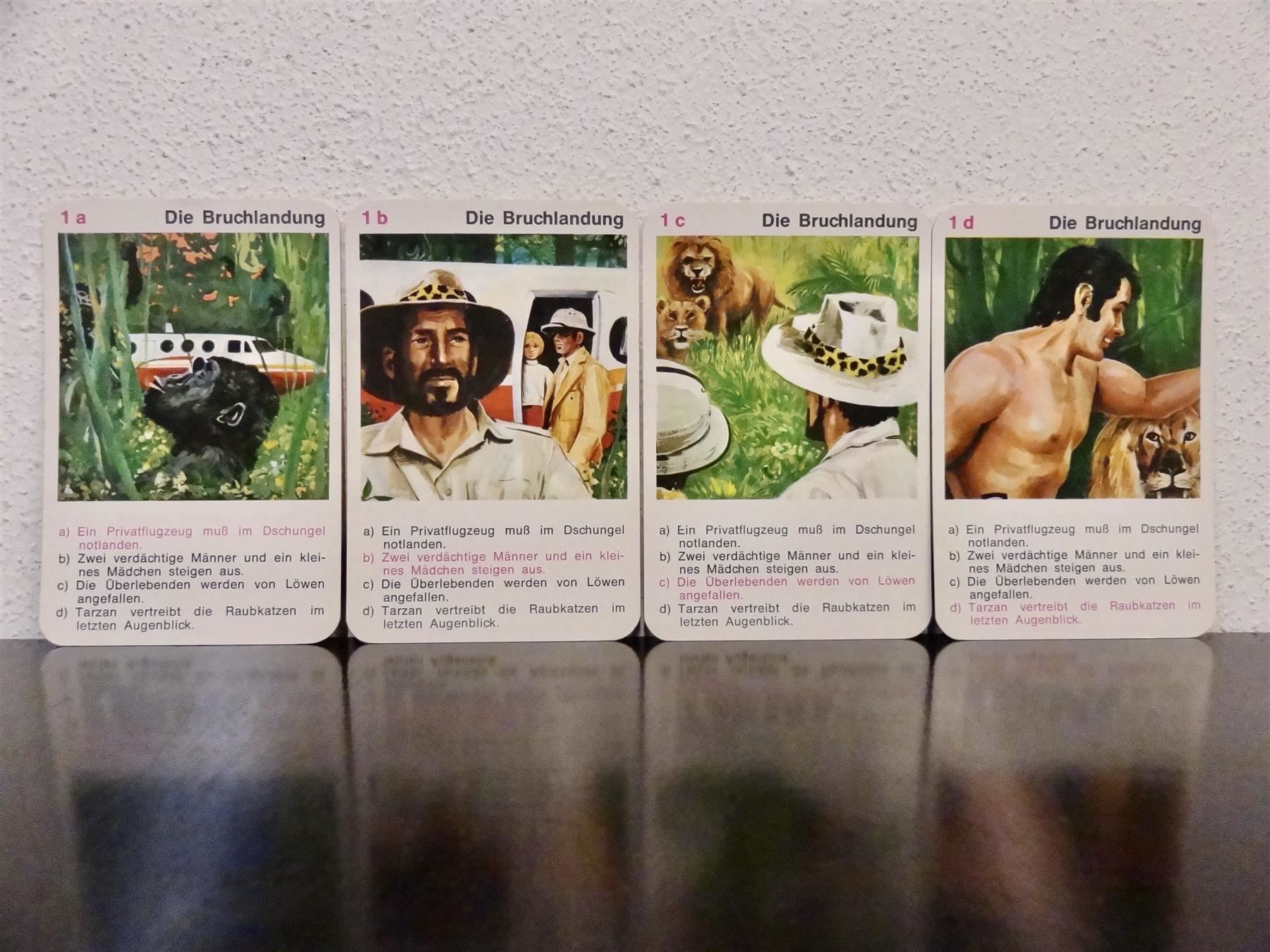 Giochi: schönes altes Quartett TARZAN 1970 – Usato da Kerzers venduto da wisaundso 2