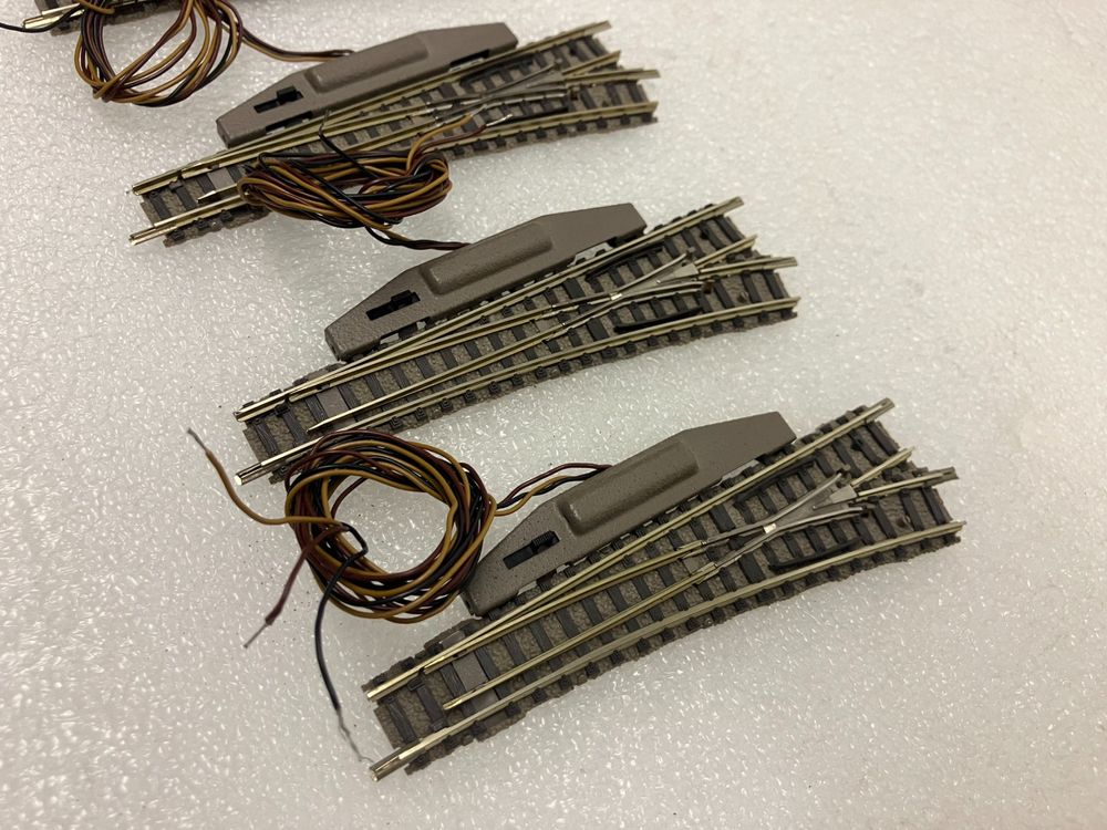 Fleischmann Modelleisenbahnen: Fleischmann 9179 N: 5 elektrische Weichen rechts - geprüft – Gebraucht aus Thun von retoolinoo 2