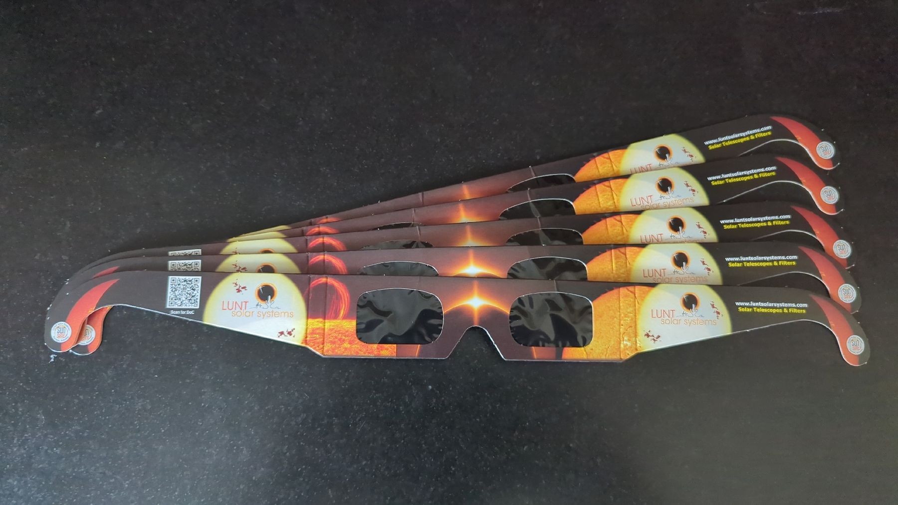 Brillen & Gläser: 5x Sonnenfinsternisbrille – Neu und originalverpackt aus Kiesen von Skyfetz