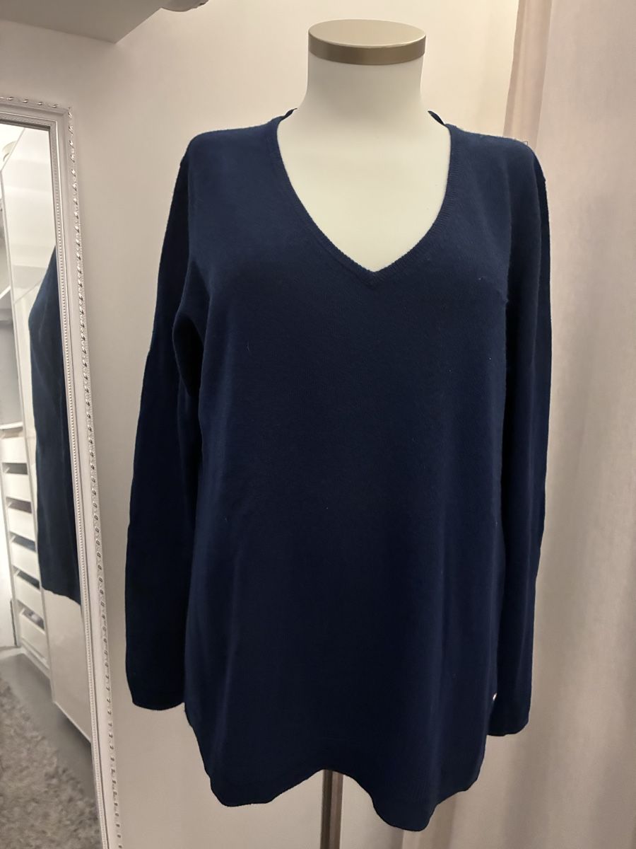 Maglioni & Felpe: Pullover dunkelblau V-Ausschnitt Grösse XL – Nuovo (secondo la descrizione) da Bäretswil venduto da Viechel