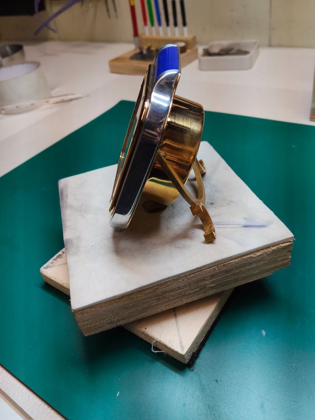 Cartier Sveglie: Cartier Santos degli anni '80, pendulette – Usato da Gentilino venduto da gogobr73 4