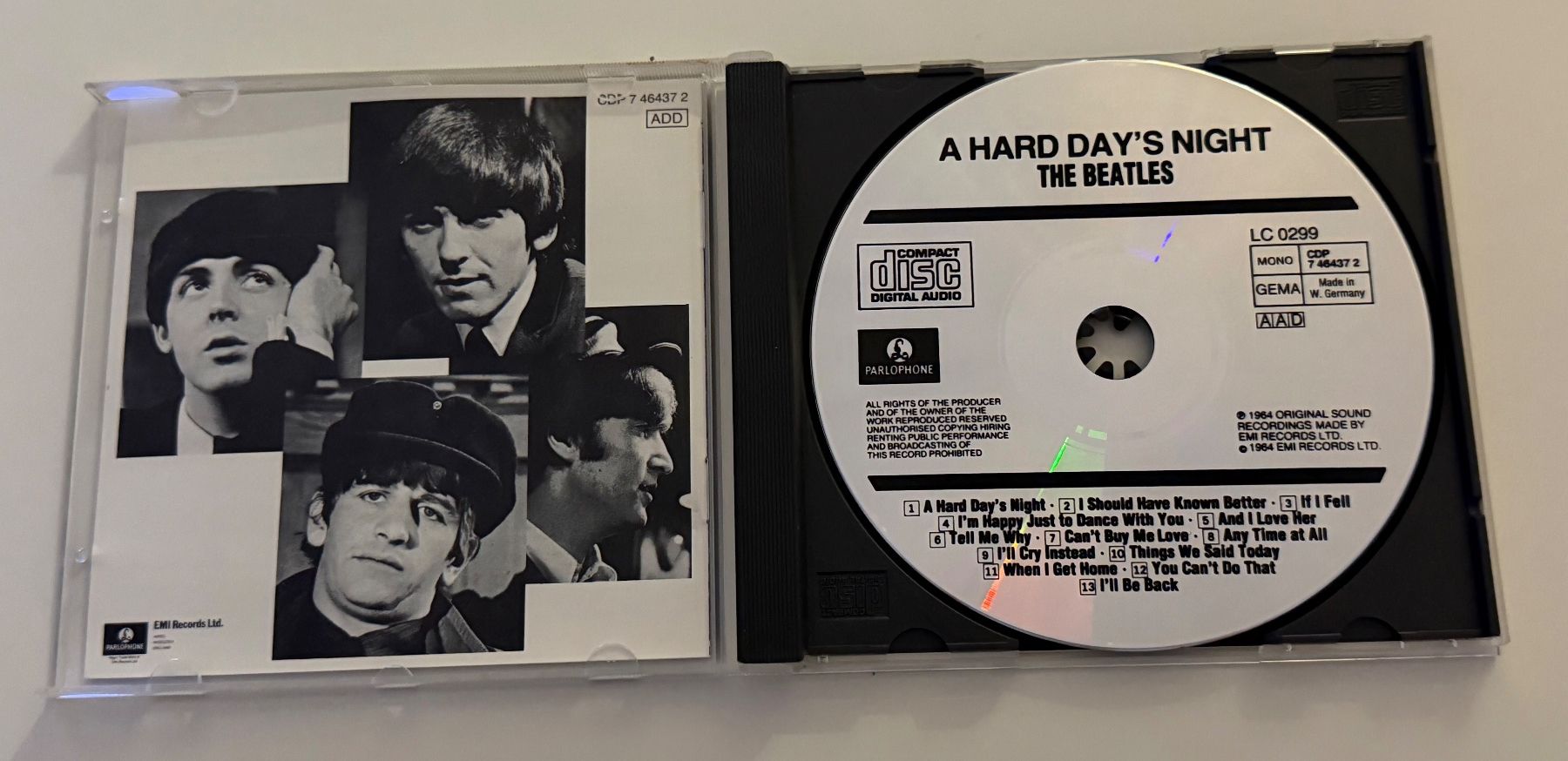CD: The Beatles - A Hard Day's Night – Usato da Altstätten SG venduto da sheamus 2