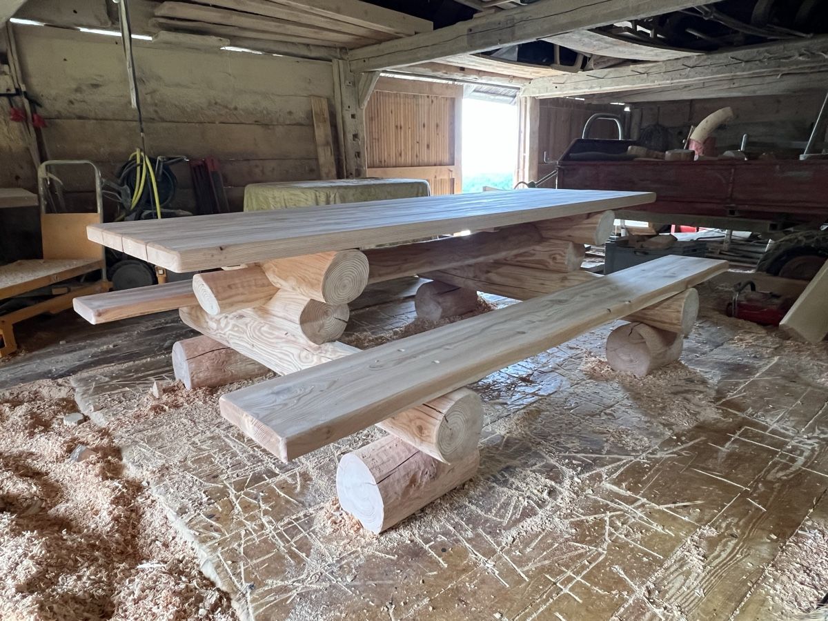 Tischset: Tisch Bank Kombination, Gartentisch – Neu (gemäss Beschreibung) aus Wasen im Emmental von fix87 1