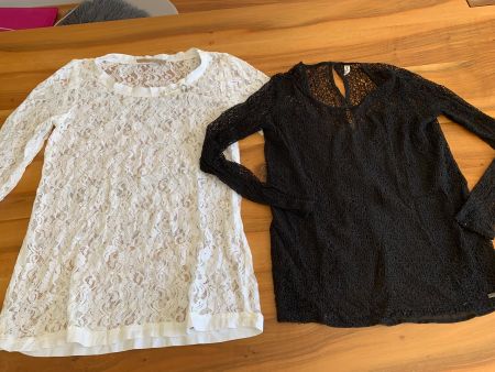 Bottega und Pepe Jeans London Shirts in black & white Gr. L