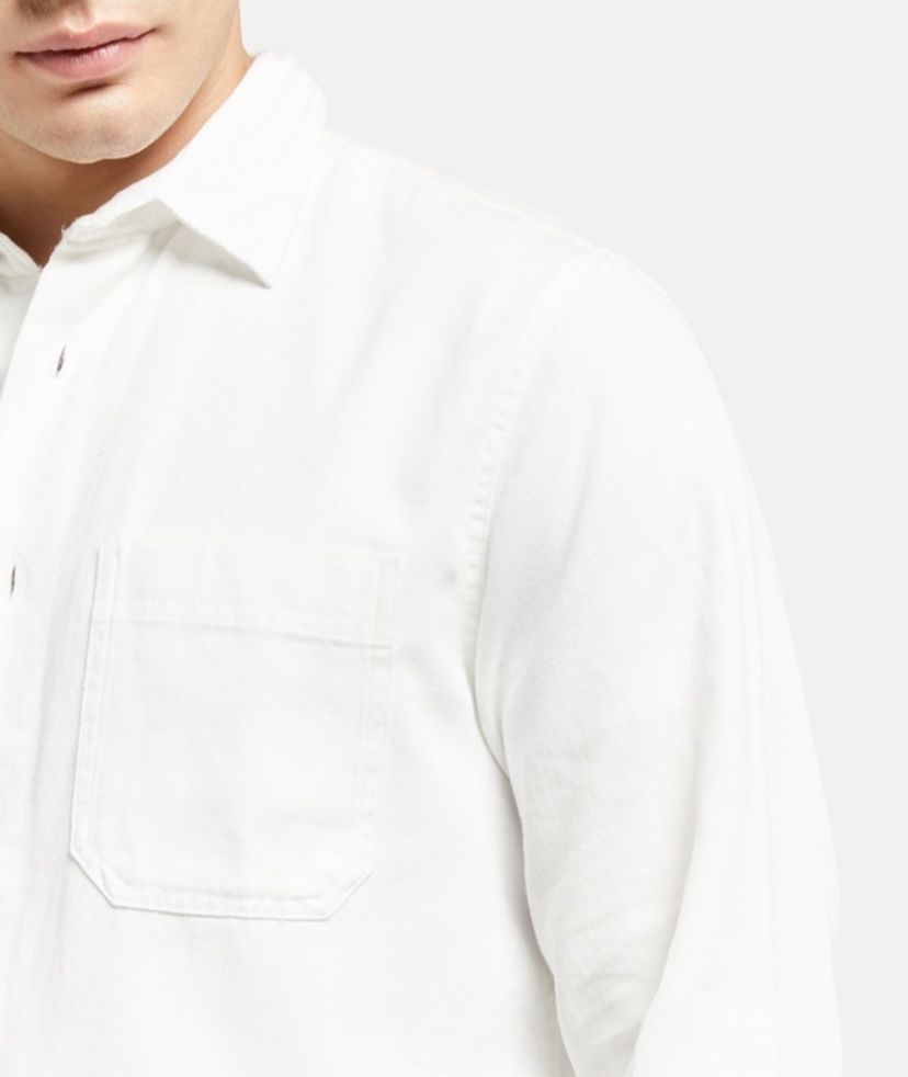 Giacche: Jack & Jones, Jeansjacke/hemd weiss – Nuovo e nell'imballaggio originale da Zug venduto da meryamb 2