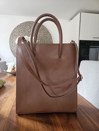 Braune Handtasche / Schultertasche, neuwertig, Herbst 🍂
