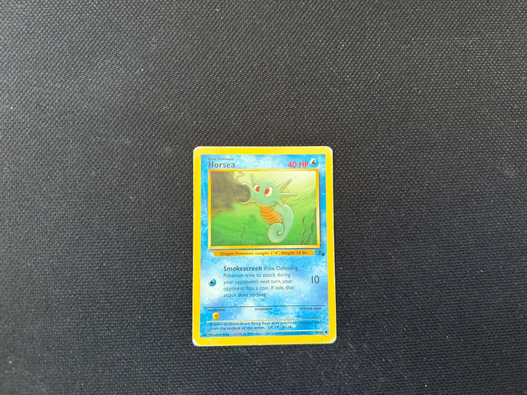 Pokémon Sammelbilder & Trading cards: Horsea 49/62 – Gebraucht aus Zürich von mountainwizard00