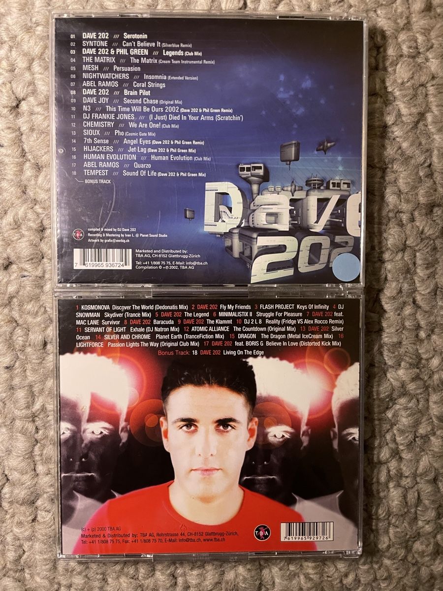 CD: 2x Dave202 (Legends+TranceDance) – Usato da Reinach AG venduto da trigger7811 1