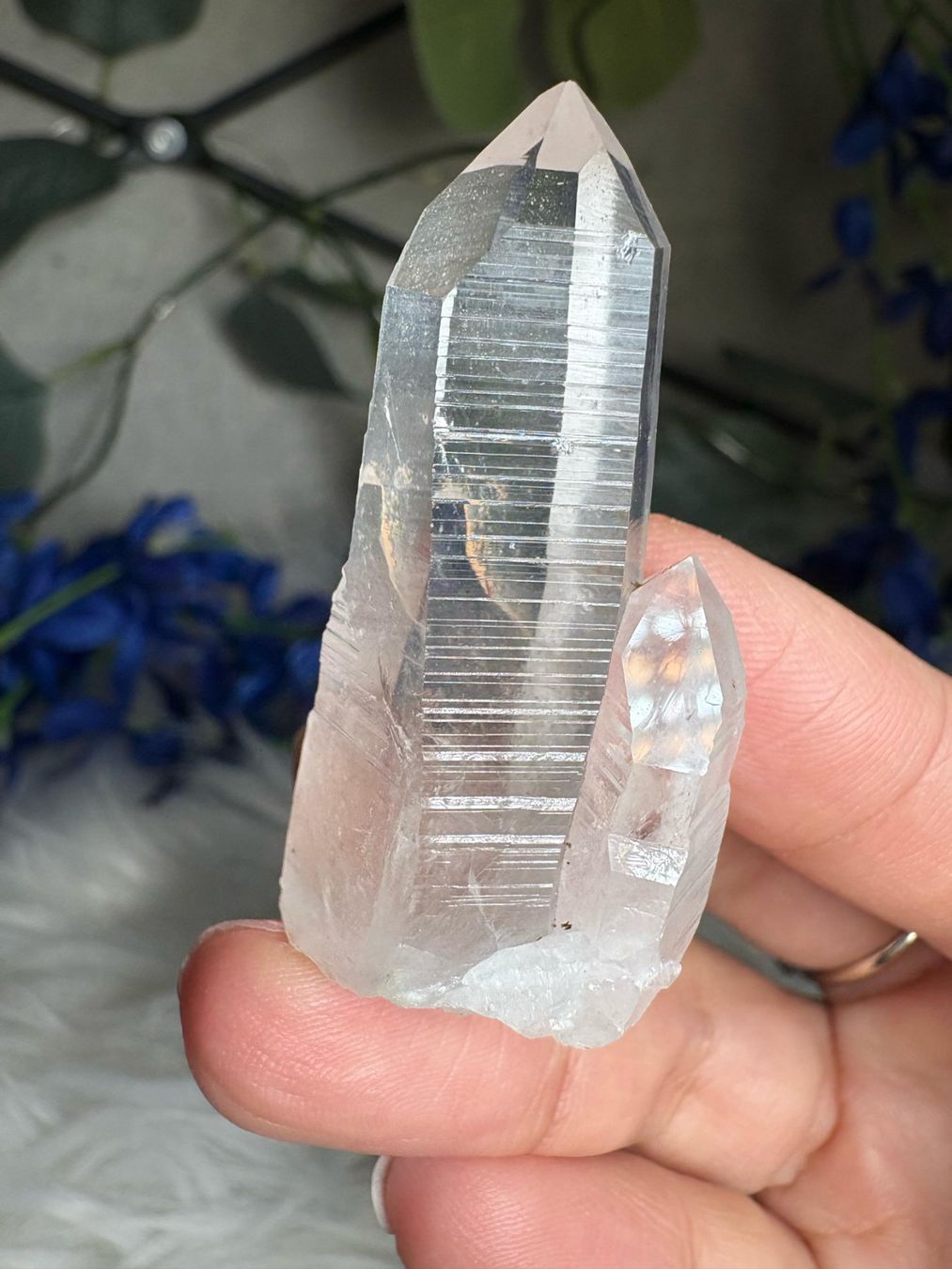 Mineralien & Heilsteine: Kolumbianischer Lemurian-Quarz-Cluster – Neu (gemäss Beschreibung) aus Neuheim von m.hald 2
