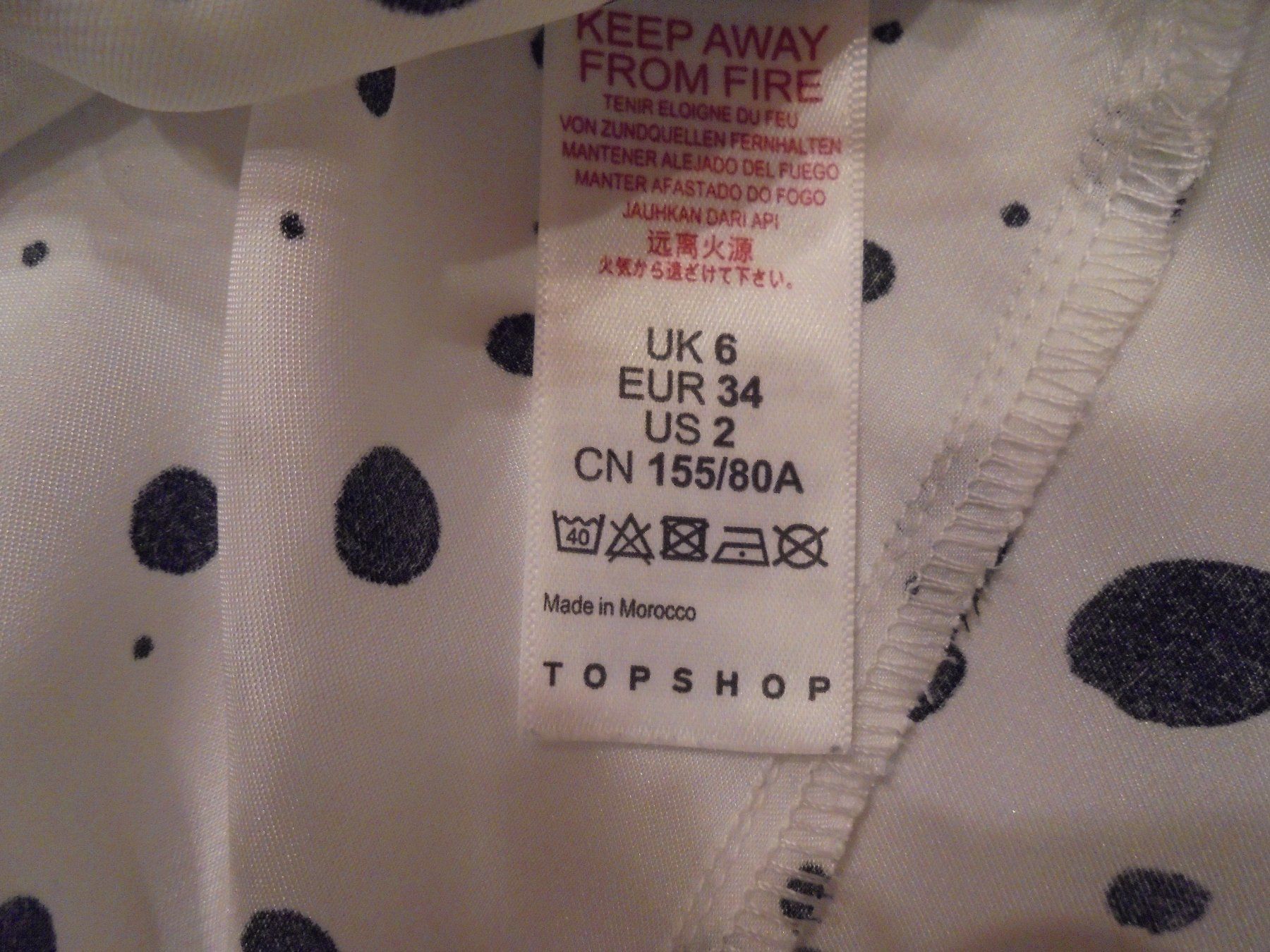 Topshop Camicette: BLUSE VON TOPSHOP GRÖSSE 34 – Usato da Aarau Rohr venduto da PinkSchwein 8