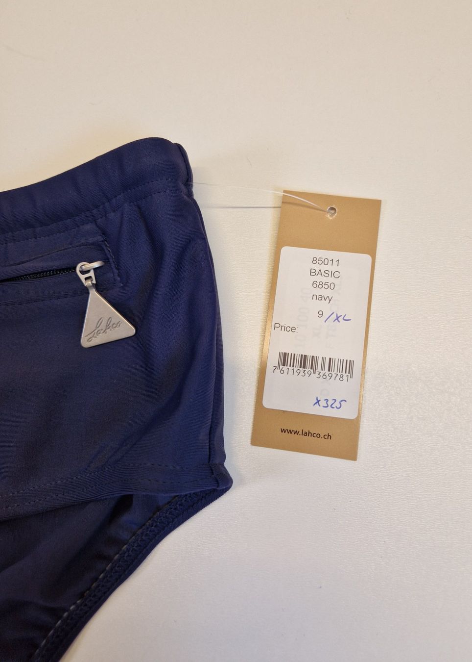 Lahco Costumi da bagno: Badehose Herren XL Lahco Basic Navy / Rabatt 50% - 70%!!! – Nuovo e nell'imballaggio originale da Braunau venduto da Brand-Store 2